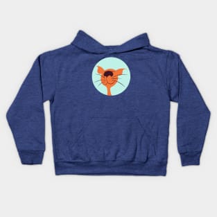 Happy cat emoji Kids Hoodie